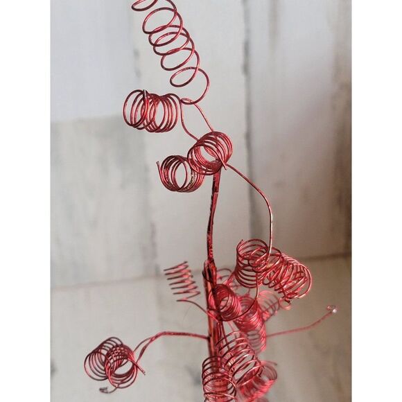 Unique blown glass wedding cake ornament tree Xmas glitter - Picture 12 of 16